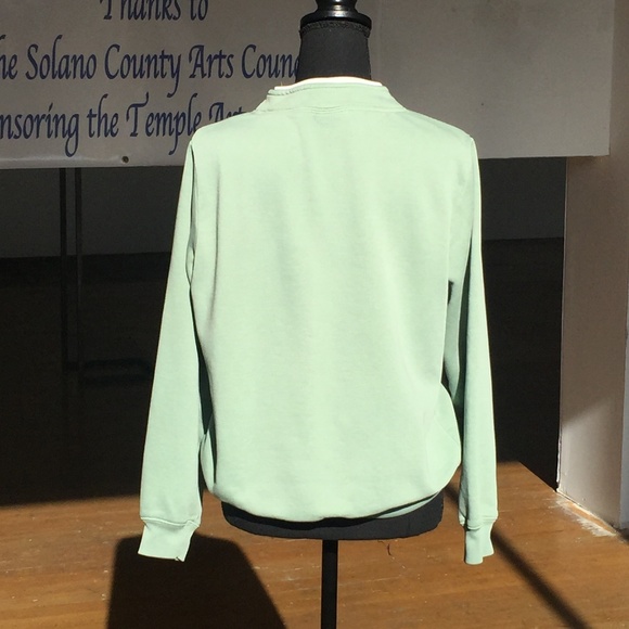 Vintage pistachio/mint 80sembroidered sweatsuit/tracksuit - Picture 4 of 6